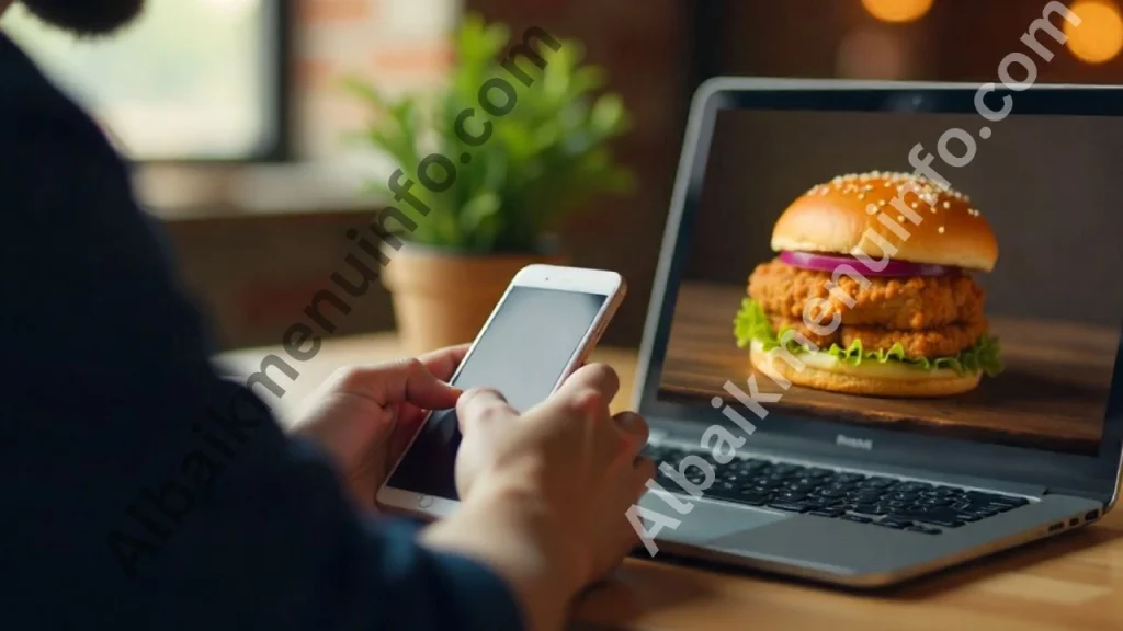 لطلب برجر البيك أونلاين