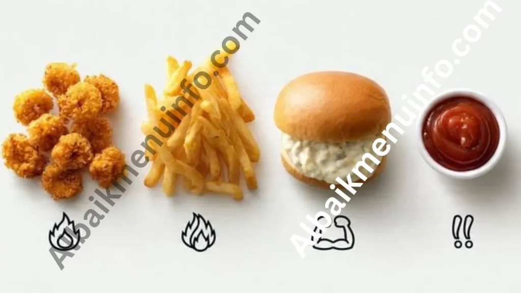 السعرات التقريبية حسب حجم الوجبة