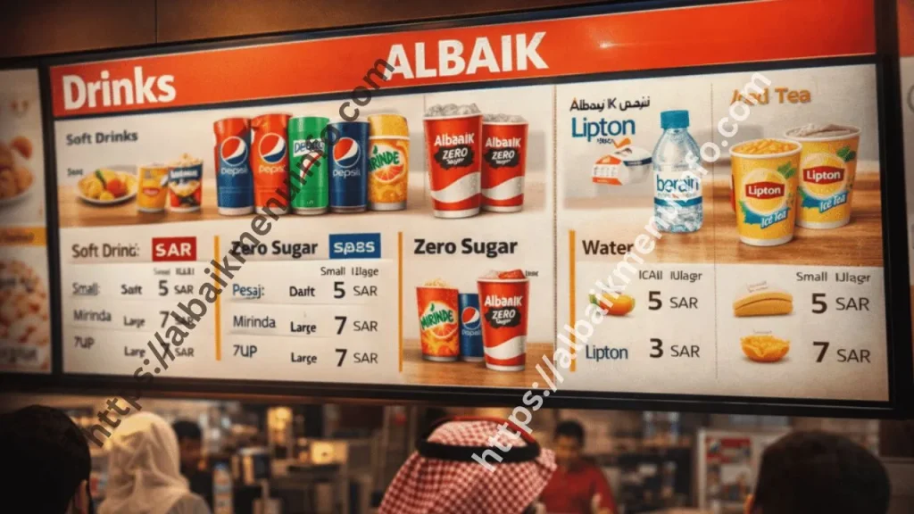 قائمة مشروبات البيك المحدثة مع أسعار واضحة