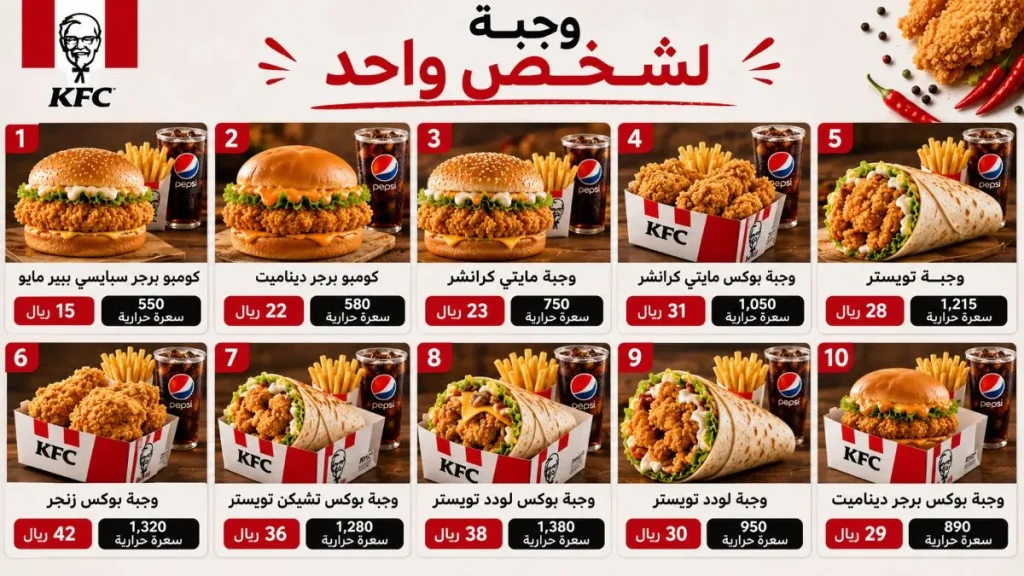 وجبات كنتاكي